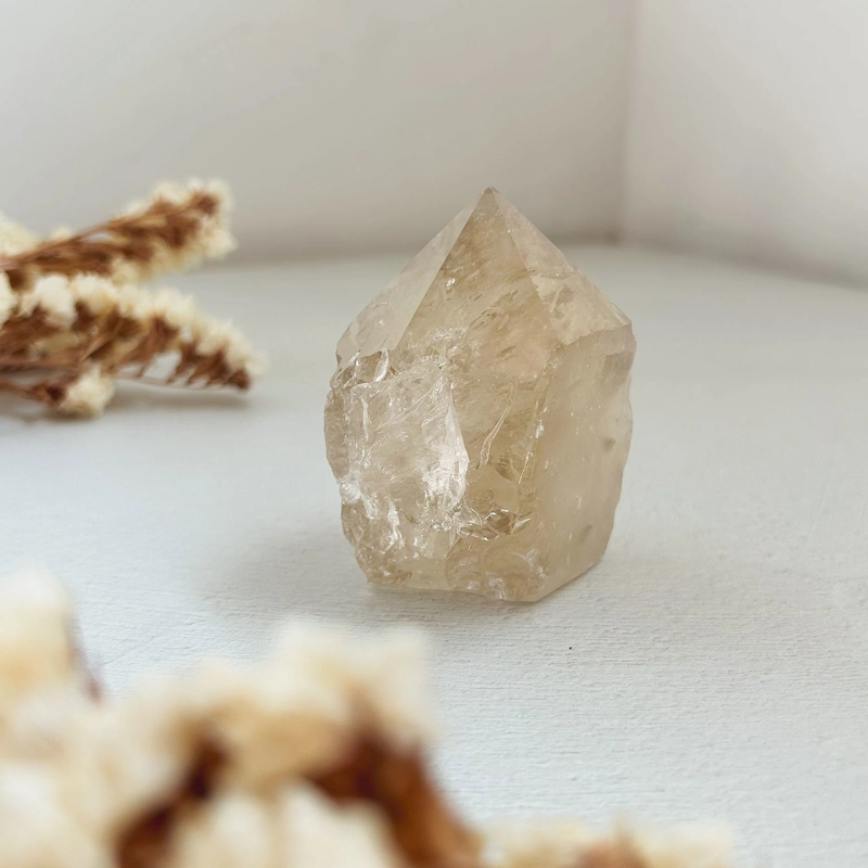 punta in Quarzo Fumè